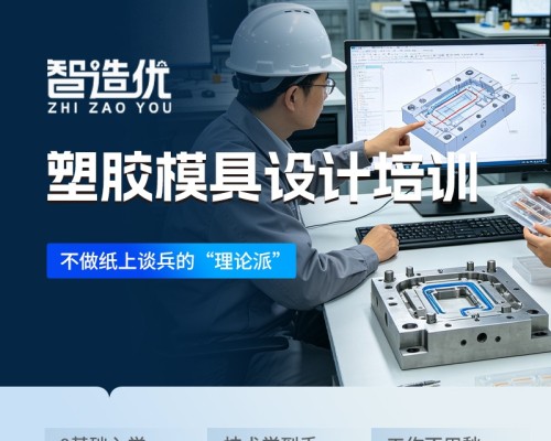 智造优塑胶模具设计培训｜零基础易学实操强，家长放心就业稳