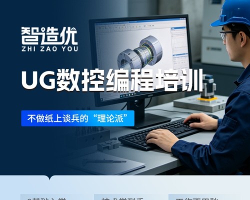 智造优UG数控编程培训｜零基础入门快、实操性强、高薪稳就业家长放心