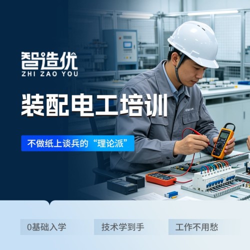 智造优装配电工培训｜零基础好入门、岗位刚需稳定、放心就业靠谱